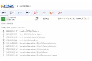 國(guó)際專(zhuān)線【TOLL環(huán)球快遞】4月份簽收時(shí)效