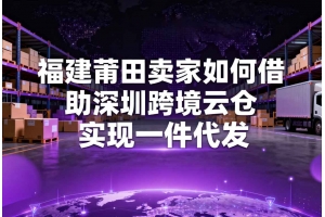 福建莆田賣家如何借助深圳跨境云倉(cāng)實(shí)現(xiàn)一件代發(fā)