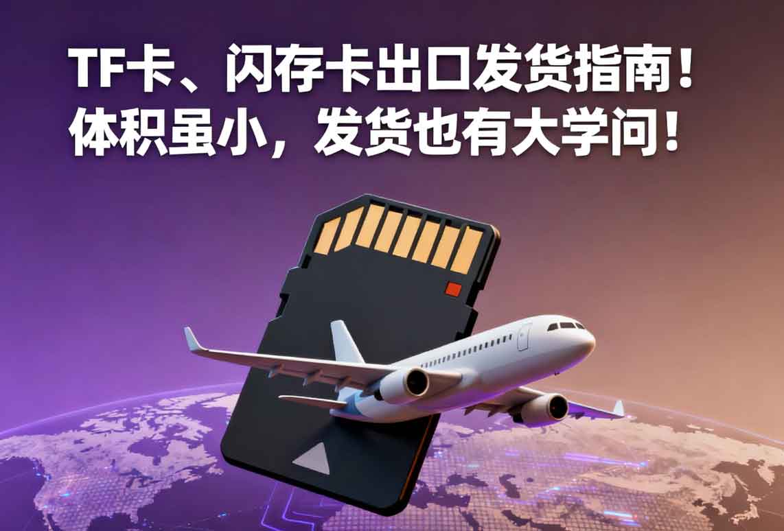 TF卡、閃存卡出口發貨指南！體積雖小，發貨也有大學問！