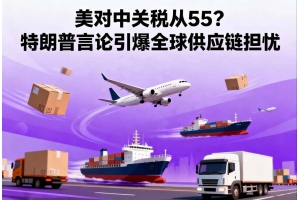 美對中關稅從55%到155%？特朗普言論引爆全球供應鏈擔憂