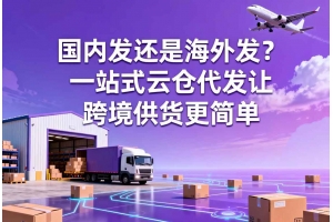 國內(nèi)發(fā)還是海外發(fā)？一站式云倉代發(fā)讓跨境供貨更簡單