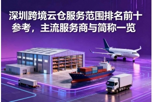 深圳跨境云倉服務范圍排名前十參考，主流服務商與簡稱一覽