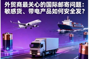 外貿商最關心的國際郵寄問題：敏感貨、帶電產品如何安全發？