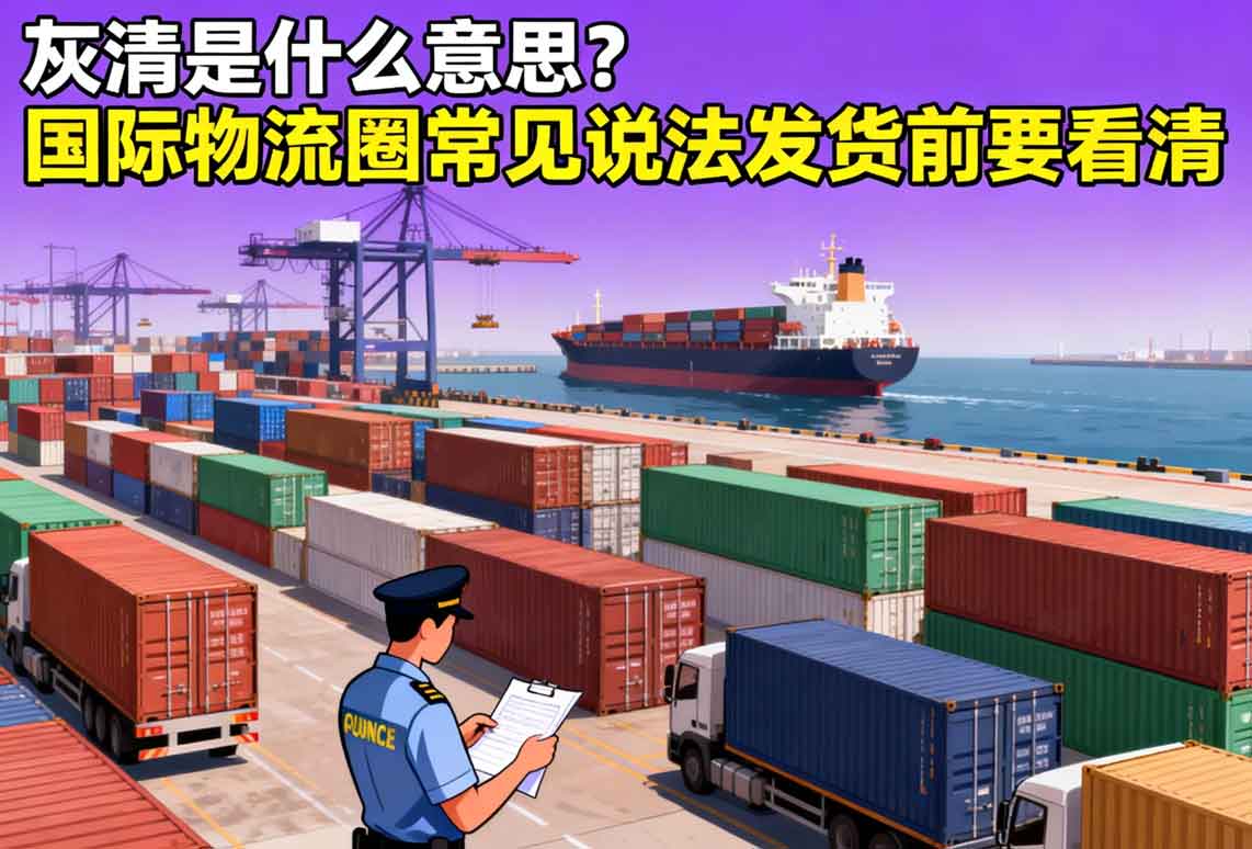 灰清是什么意思？國際物流圈常見說法發(fā)貨前要看清