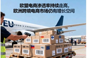歐盟電商滲透率持續走高，歐洲跨境電商市場仍有增長空間