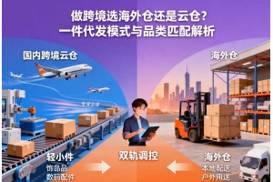 做跨境選海外倉(cāng)還是云倉(cāng)？一件代發(fā)模式與品類匹配解析