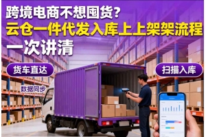 跨境電商不想囤貨？云倉(cāng)一件代發(fā)入庫上架流程一次講清